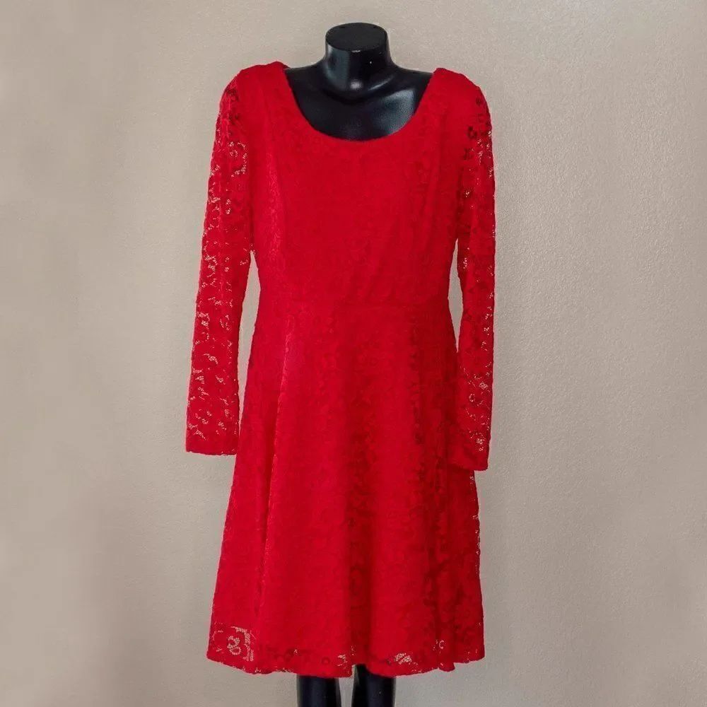 TORRID Red Lace Dress - SZ OX